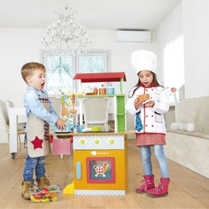 Cozinha de madeira 2 em 1 Fresh Farm