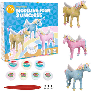 Jogo de pasta de moldar Unicorns