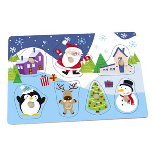 Rompecabezas de Papá Noel de Navidad