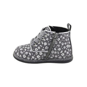 Bota de leopardo con purpurina Ganeta
