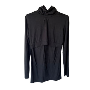 Camisola de maternidade com gola alta