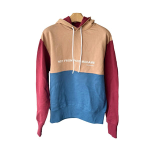 Sweatshirt com capuz Drôle de Monsieur "Not From Paris Madame"
